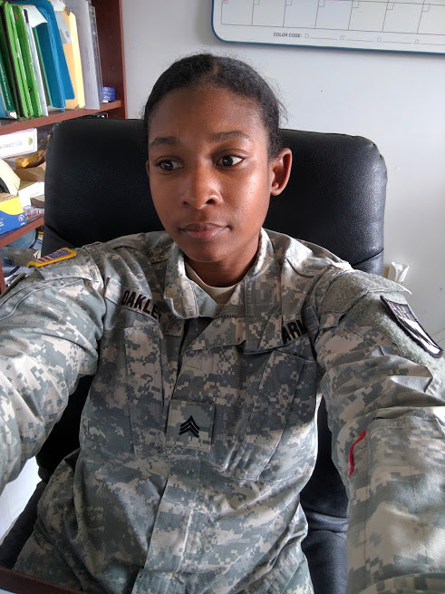 Shonda Oakley during her Army service